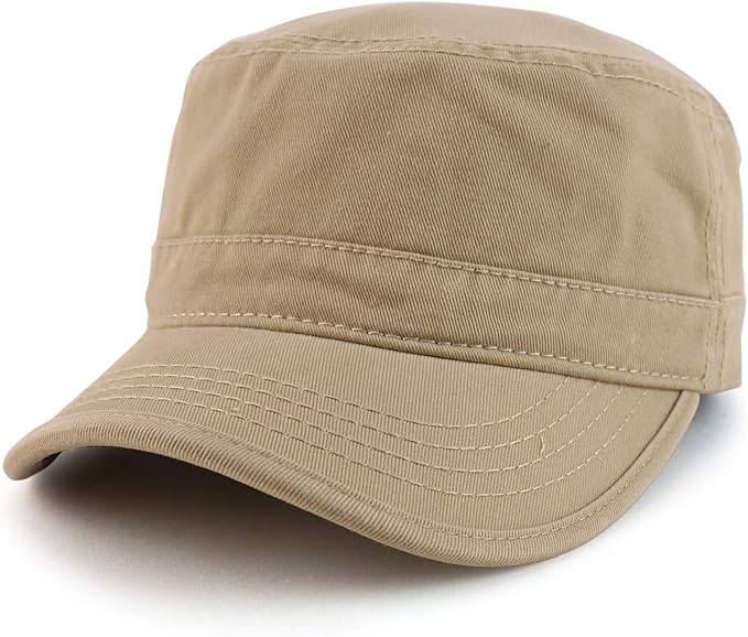 armycrew 成衣水洗棉斜纹平顶军帽